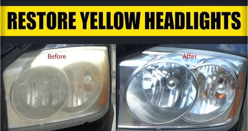 How to Clean Yellow Headlights